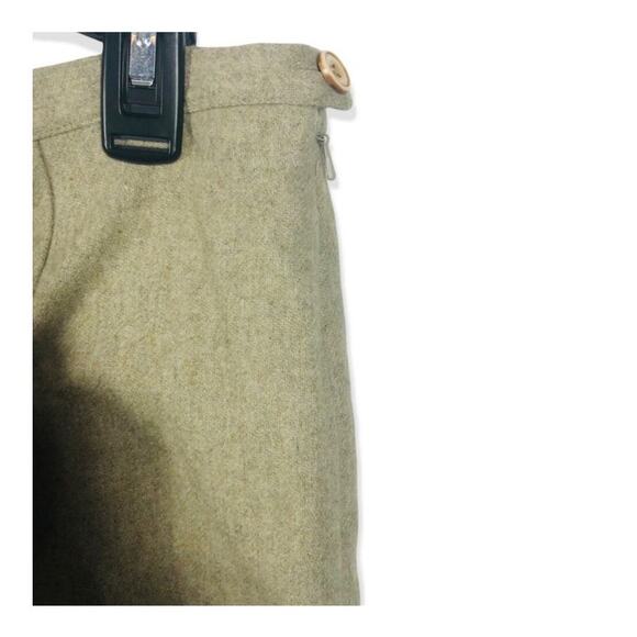 RRL Ralph Lauren Vintage Wool Green Embroidered Knee-Length Skirt 10 - Picture 12 of 16